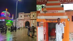 દરગાહ અને મંદિરની તસવીર
