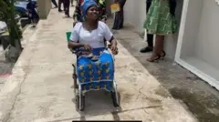 Oriaku Margret onye e bepụrụ ụkwụ n'ihi mmerụ ahụ so mwakpo ahụ