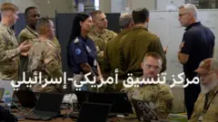 صورة من مركز التنسيق الأمريكي الإسرائيلي