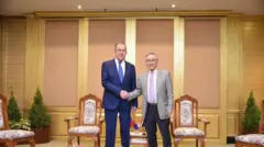 ရုရှားနဲ့ ထိုင်းနိုင်ငံခြားရေးဝန်ကြီးတွေ 