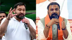 तेजस्वी यादव और सम्राट चौधरी