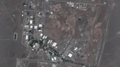 سایت هسته‌ای نطنز ایران هدف حملات هوایی اسرائیل قرار گرفته است
