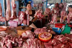 Cửa hàng thịt heo