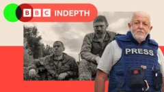 經過處理的兩名士兵的圖像（左）與經過編輯的傑裡米·鮑文 (Jeremy Bowen) 圖像（右）