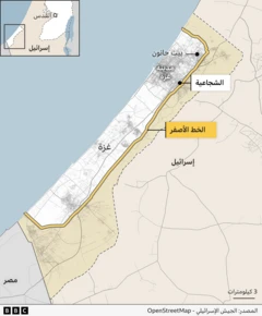 خريطة غزة
