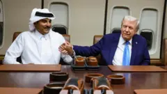 د قطر امير او ډونلډ ټرمپ