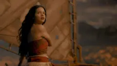 Imagem de Catherine Laga'aia no papel de Moana no remake em live-action de Moana, lançado em 2026