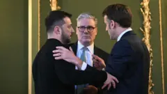 Zelenzky, Starmer et Macron à Londres