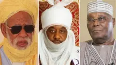 Aworan Sheikh Dahiru, Muhammadu Sanusi II ati Atiku Abubakar