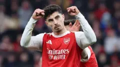 Arsenal player Kai Havertz 