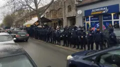izbori, policijski kordon