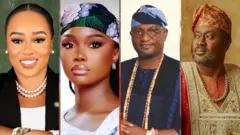 Barakat Odunuga-Bakare, Orode Uduaghan, Ganiyu Egunjobi, and Desmond Elliot