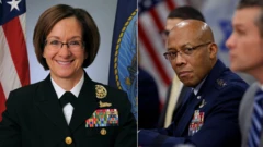 پرتره‌هایی از ژنرال براون و دریاسالار فرانچتی