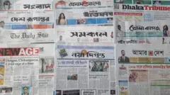 আজ ঢাকা থেকে প্রকাশিত বিভিন্ন দৈনিক পত্রিকা