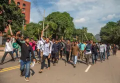 কোটা সংস্কার আন্দোলনকারীরা