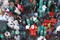 Feira do açaí no Ver-o-Peso, no centro de Belém