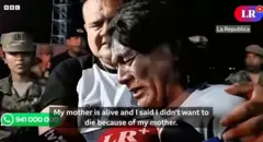 ماکسیمو کاسترو در آغوش خانواده و مقابل دوربین‌های خبرنگاران