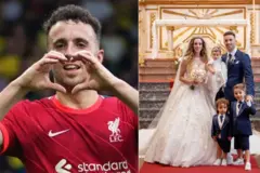 Ifoto ya Diogo Jota n'umuryango we ku ruhande