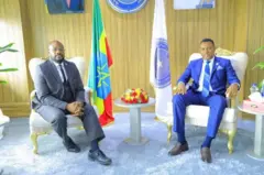 Ambaasaaddara US Erviin Masingaafi Komishinar Jeneraal Dammallaash Gabre-Mikaa'el