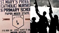 Ajuwe ile ẹkọ St Mary's Catholic ati aworan dudu awọn agbesunmọmi