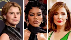 Zdjęcie podzielone na trzy części: Jessie Buckley (po lewej) i Rose Byrne (po prawej) są nominowane do Oscara dla najlepszej aktorki, a Teyana Taylor (w środku) – do nagrody dla najlepszej aktorki drugoplanowej.
