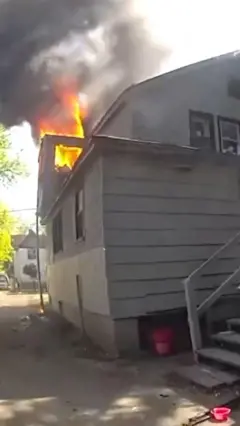 fire in home