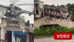 இந்திய ராணுவம் மீட்புப் பணியில் ஈடுபட்டது