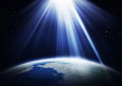 Raios de luz no planeta