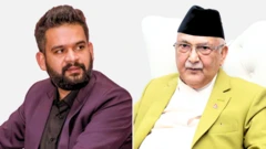 केपी ओली र बालेन शाह