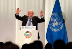 Lula em discurso na Conferência dos Oceanos da ONU