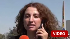 சிரியா: அடுத்தடுத்து குண்டுவெடிப்பு - நேரலையின் போது பதறி ஓடிய செய்திக்குழு