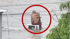 Meksika daşqınlarında bir-birinə yapışaraq xilas olan cütlük