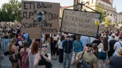 Акция протеста во Львове