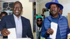 William Ruto na Raila Odinga 