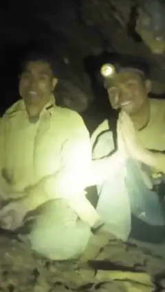 Spašeni muškarci iz pećin