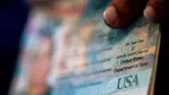 Foto de um passaporte americano