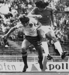 Elías Figueroa jugador chileno durante el Mundial de Alemania 74.