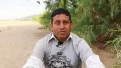 メキシコ国境の町にたどりついた移民