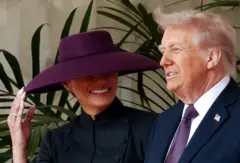 Melania Trump and Donald Trump