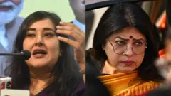बांसुरी स्वराज और मीनाक्षी लेखी 