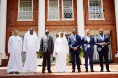 አህመድ ዳልሙል አል ማክቱም ከዛምቢያ ፕሬዝዳንት ጋር