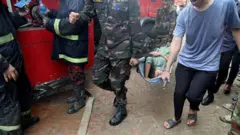 বিমান বিধ্বস্তের ঘটনায় যারা অগ্নিদগ্ধ হয়েছে, তাদের বেশিরভাগই শিশু