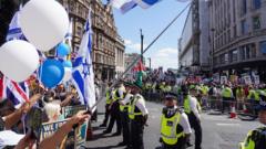 Londra'da iki ayrı protesto için binlerce polis görevlendirildi
