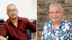 Dudley Sirisena & Minister Lal Kantha