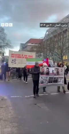 حمایت از اعتراضات در آلمان