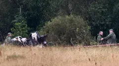 Обломок самолета