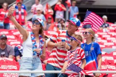 američki navijači pre početka Svetskog prvenstva