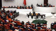 TBMM'nin içeriden fotoğrafı.