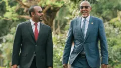 የኢትዮጵያ ጠቅላይ ሚኒስትር ዐቢይ አሕመድ እና የሶማሊላንዱ ፕሬዝዳንት ሙሴ ባሂ