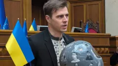 Гераскевич біля трибуни Верховної Ради